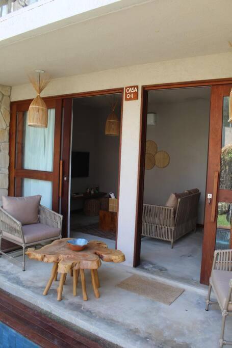 Casa De Luxo Na Praia Do Patacho - Cond. Azulu, Casa 04 Villa Pôrto de Pedras Dış mekan fotoğraf